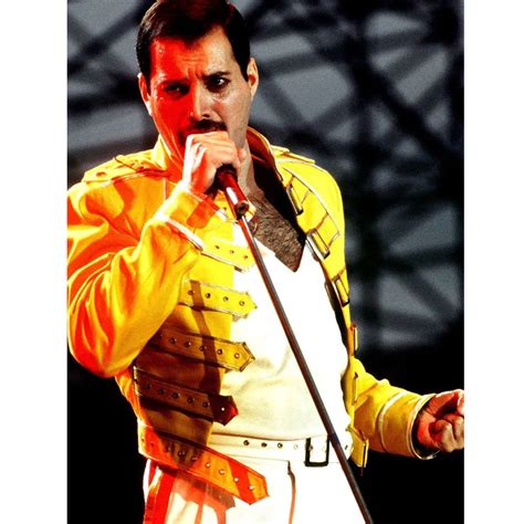 freddie mercury jacket replica|freddie mercury yellow leather jacket.